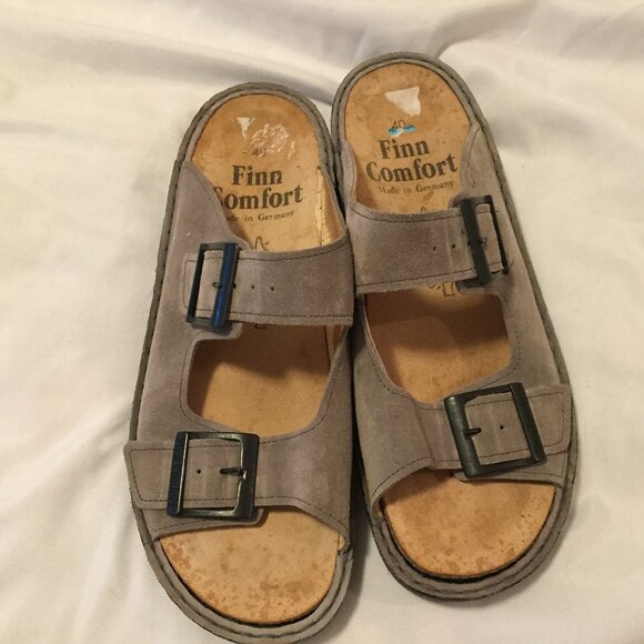 Finn Comfort Women Slip-in Sandal EUR 40 US Size 9 Orthopedic Pllantar Fasciitis - Picture 2 of 12